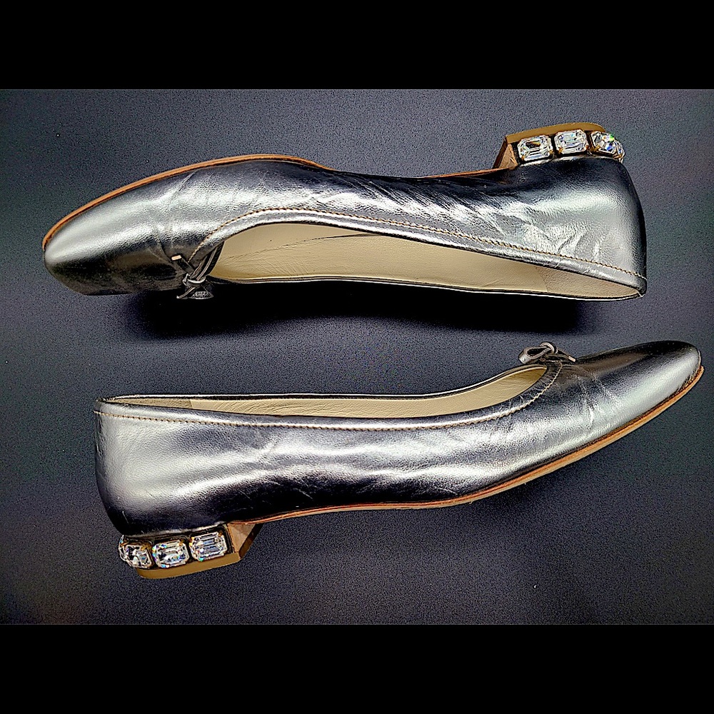 Miu Miu Flats with Crystal Heels